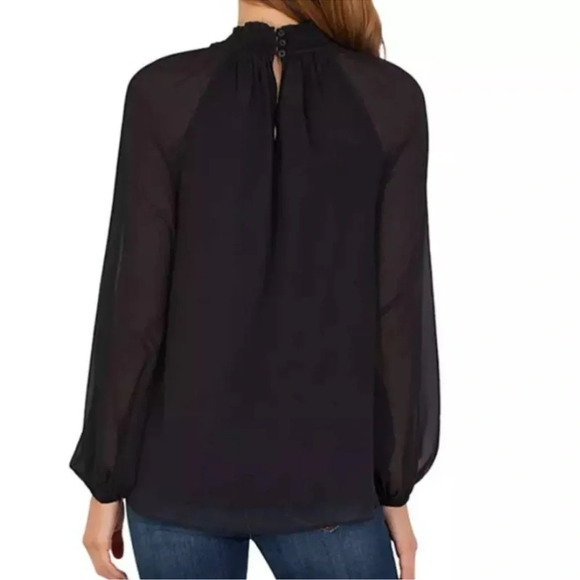 Joie Women’s Long Sleeve Smocked Top - Picture 4 of 6